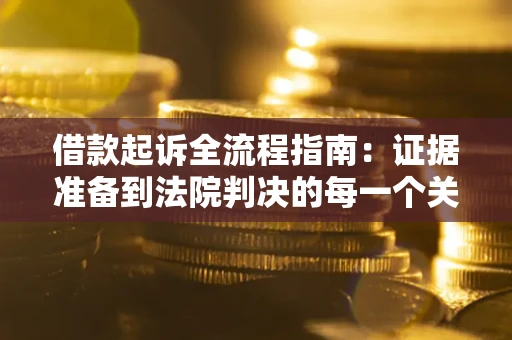 济南借款起诉全流程指南：证据准备到法院判决的每一个关键步骤
