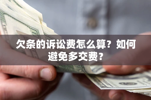 济南欠条的诉讼费怎么算？如何避免多交费？