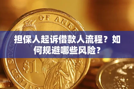 济南担保人起诉借款人流程？如何规避哪些风险？