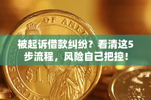 济南被起诉借款纠纷？看清这5步流程，风险自己把控！