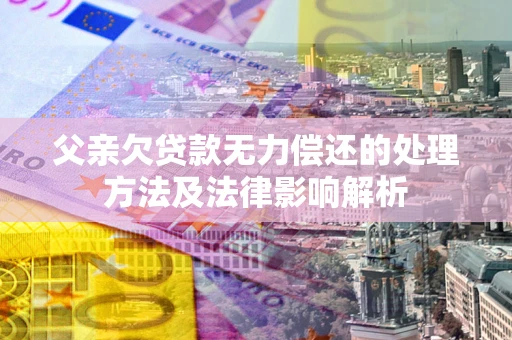 济南父亲欠贷款无力偿还的处理方法及法律影响解析